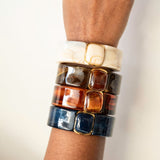 Vintage Acrylic Bangle Blue