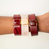 Joy Statement Bangle Maroon