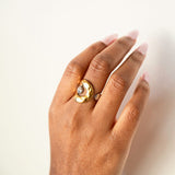 Nadira Two Tone Ring