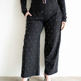 Damu High Waisted Corset Pants With Gold Beads