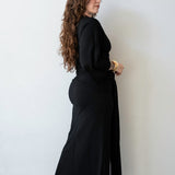 The Perfect Elevated T-Shirt Dress in Black