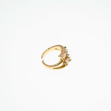 Ada Crystal & Gold Ring