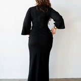 The Perfect Elevated T-Shirt Dress in Black