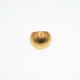 Ore Dome Matte Gold Ring