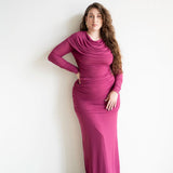 Anu Long Sleeve Draped Top
