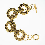 Sade Vintage Twisted Gold Bracelet