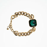 Greenie Cuban Link Gold Bracelet