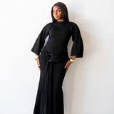 The Perfect Elevated T-Shirt Dress in Black