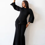The Perfect Elevated T-Shirt Dress in Black