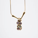 Kemi Gem Charm Hoop Earrings