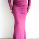 Anu Draped Maxi Skirt