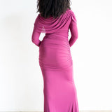 Anu Long Sleeve Draped Top