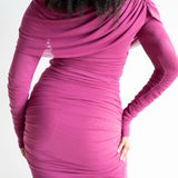 Anu Long Sleeve Draped Top