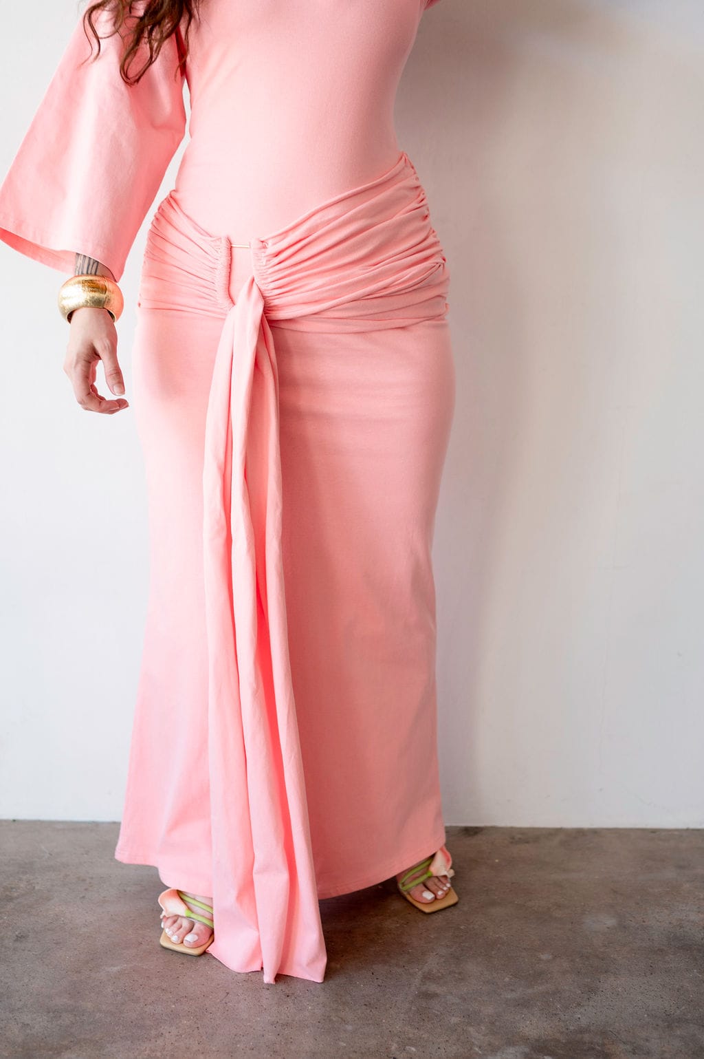 The Perfect Elevated T-Shirt Dress in Pink 3XL The Perfect Elevated T-Shirt Dress in Pink 3XL