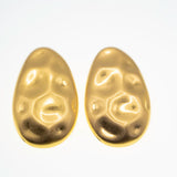 Rawda Melted Matte Gold Earrings