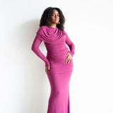 Anu Long Sleeve Draped Top