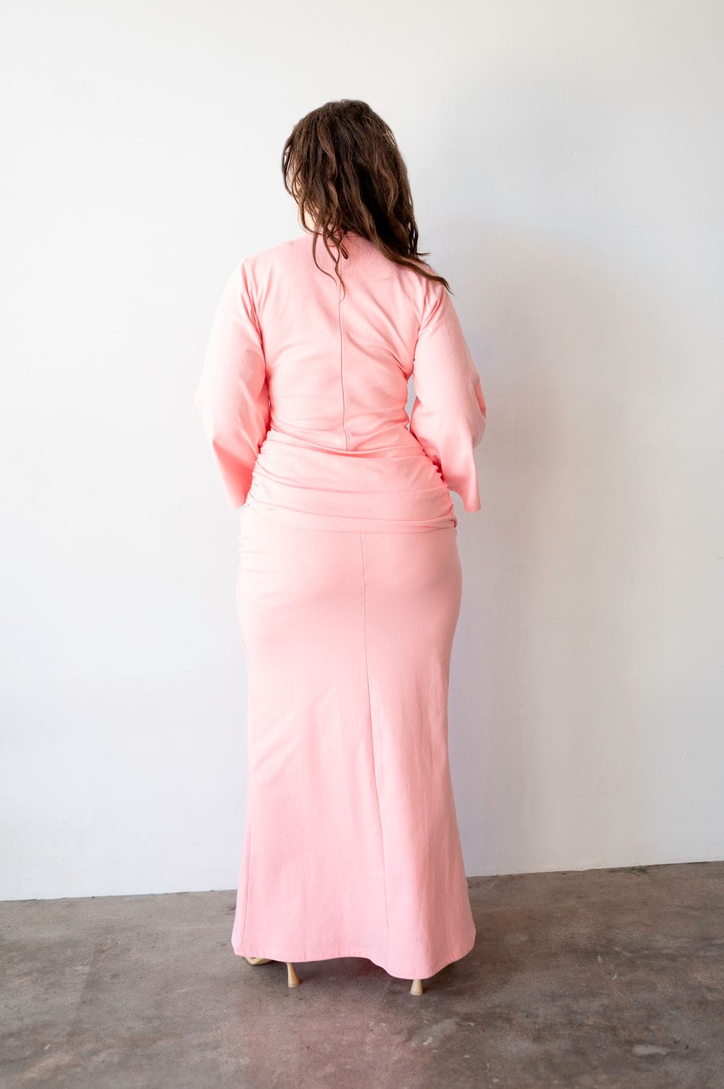 The Perfect Elevated T-Shirt Dress in Pink 3XL The Perfect Elevated T-Shirt Dress in Pink 3XL