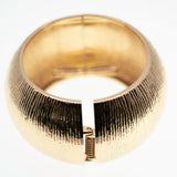 Lana Textured Exaggerated Bangle Gold