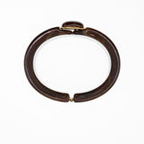 Vintage Acrylic Bangle Dark Brown