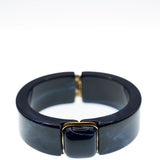 Vintage Acrylic Bangle Blue