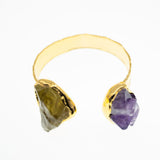 Ama Natural Gemstone Cuff