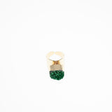 Zubie Gemstone Ring Green