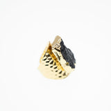 Zubie Gemstone Ring in Sea Blue