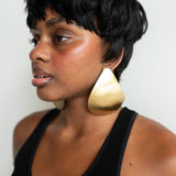 Raindrop Exaggerated Matte Earrings