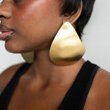 Raindrop Exaggerated Matte Earrings
