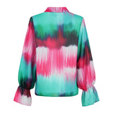 Nawra Chiffon Long Sleeve Top