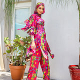 RIMI Printed Chiffon Scarf