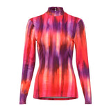 Iris High Neck Long Sleeve Top