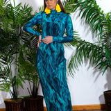 Omi Plisse Dress