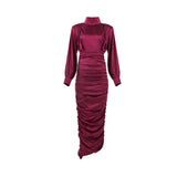 Aalya Ruched Skirt Maxi Dress