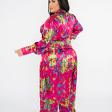 RIMI Long Sleeve Shirred Waist Top
