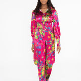 RIMI Long Sleeve Shirred Waist Top
