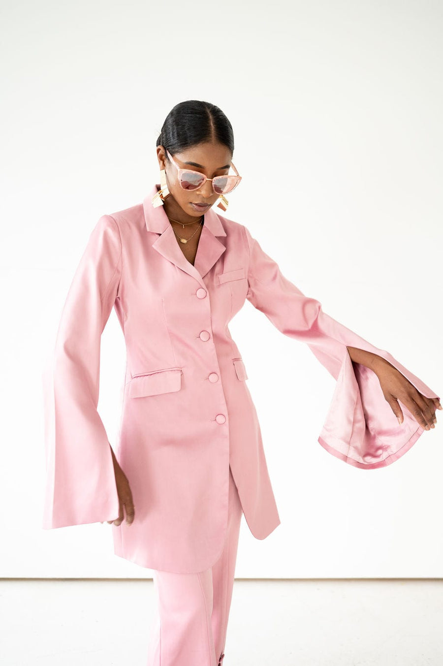 Aaima Split Sleeve Blazer