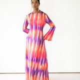 Iris Flared Sleeve Maxi Dress