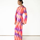 Iris Flared Sleeve Maxi Dress