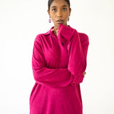 Iruwe Long Sleeve Oversized Top